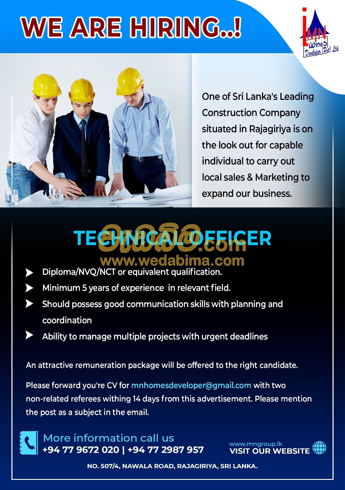 Job vacancy post on 2023-07-04