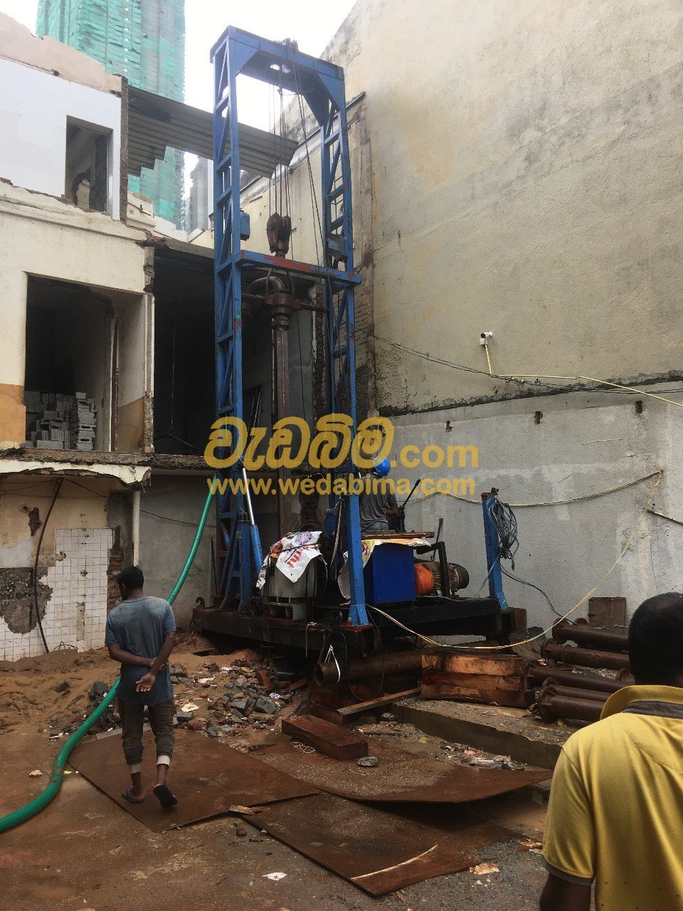 Bored Cast In Situ Piles construction Wellampitiya