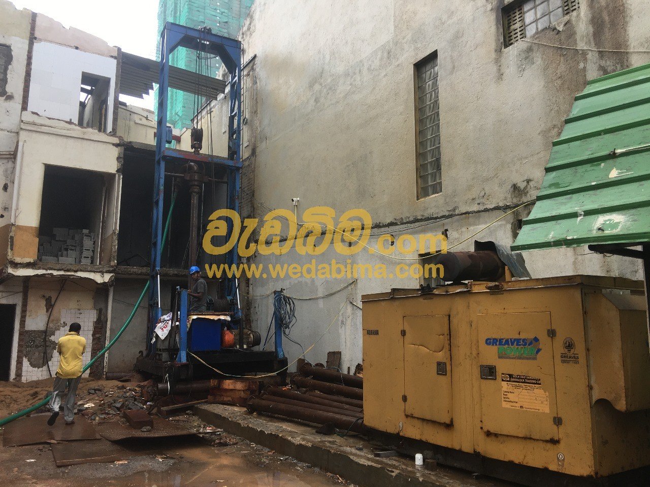 Bored Cast in situ concrete piling colombo