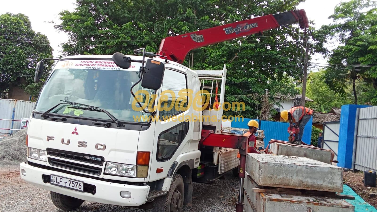 Heavy equipment transport companies Battaramulla