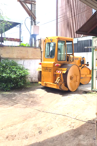 Road Roller for rent in Construction Projects wattala