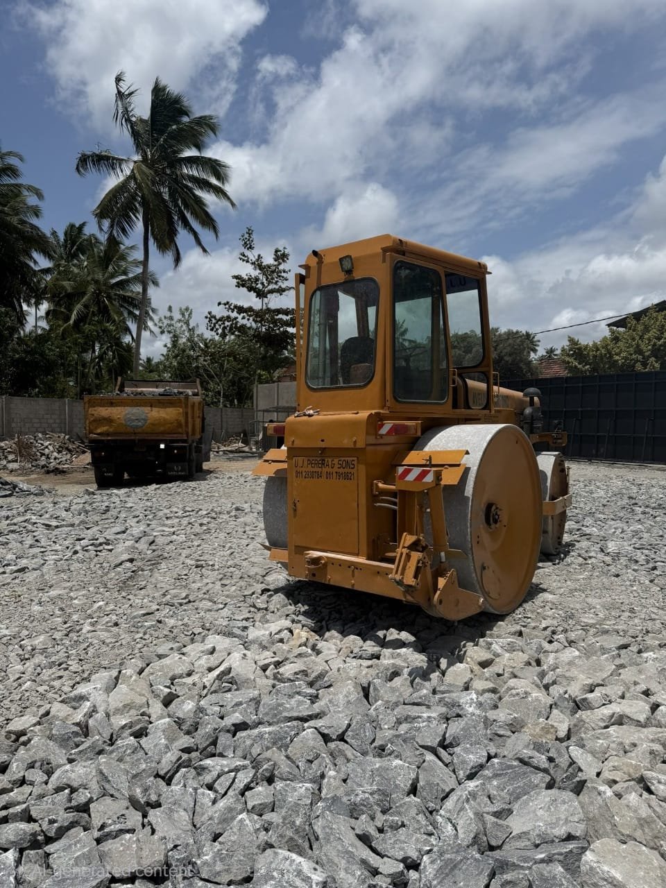 Road Roller Machine for Renting colombo