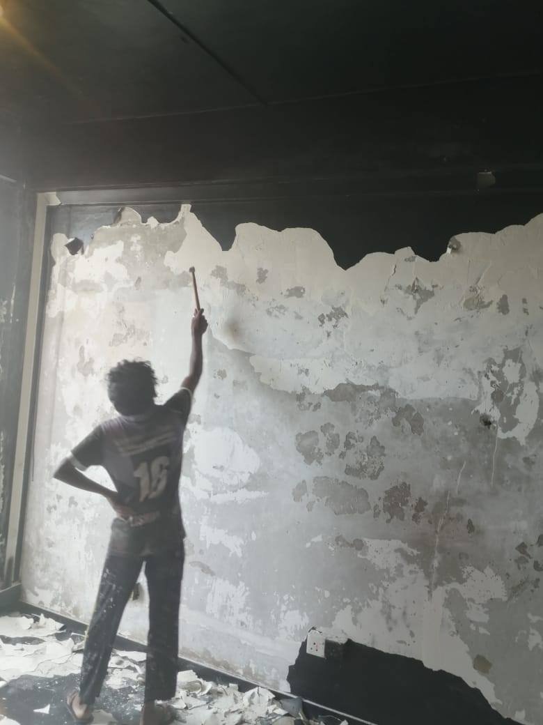 putty works for Walls in kandy
