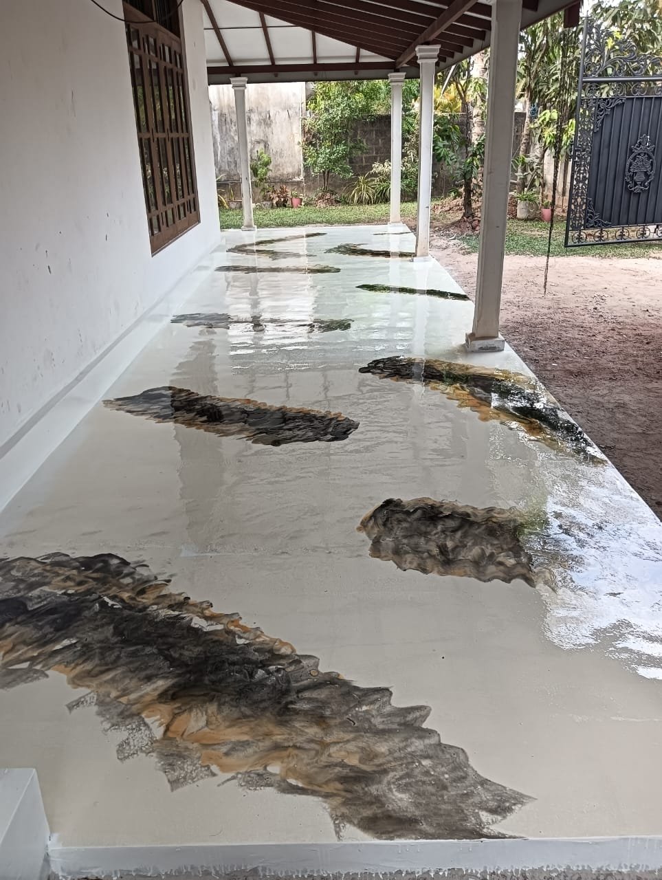 epoxy and titanium flooring colombo