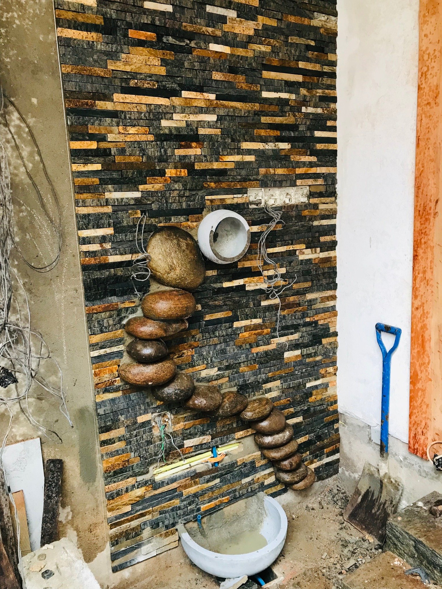 point stone installation Nawalapitiya