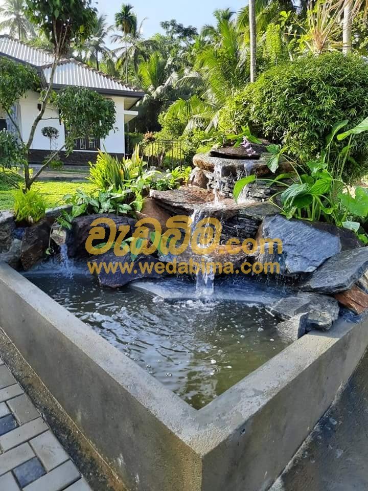 Water falls work in katuwana