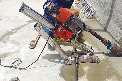 concrete core drilling team in sri lanka