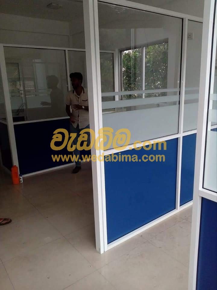 Aluminium Partition Work
