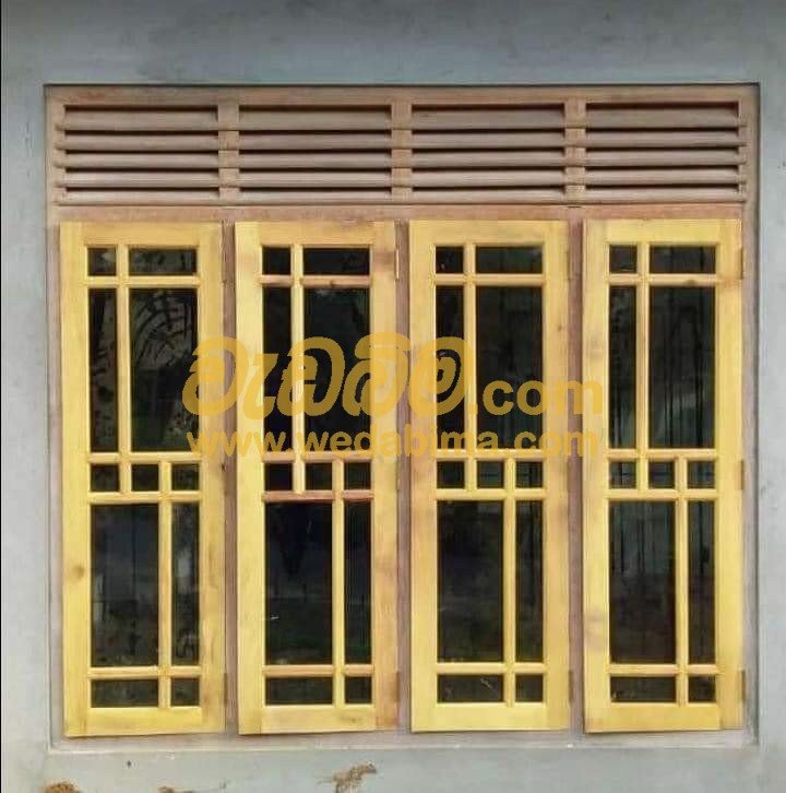 Wooden Doors and Windows price Kegalle