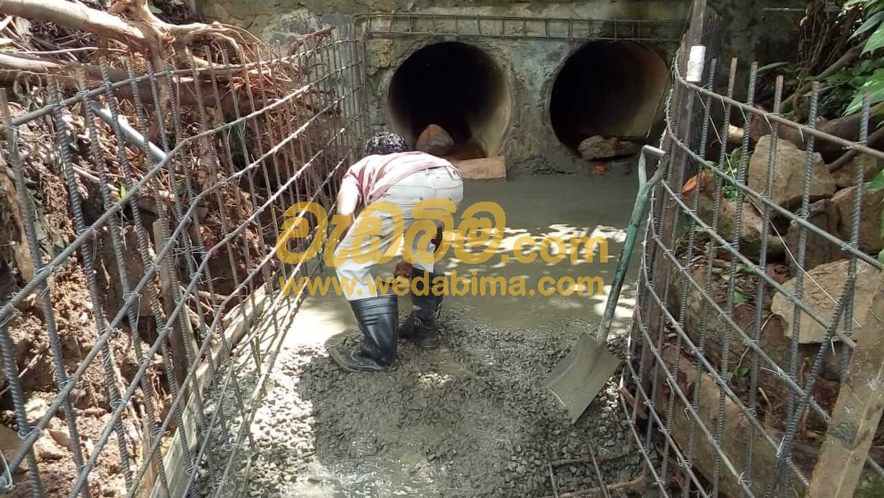 Drainage system construction Galle