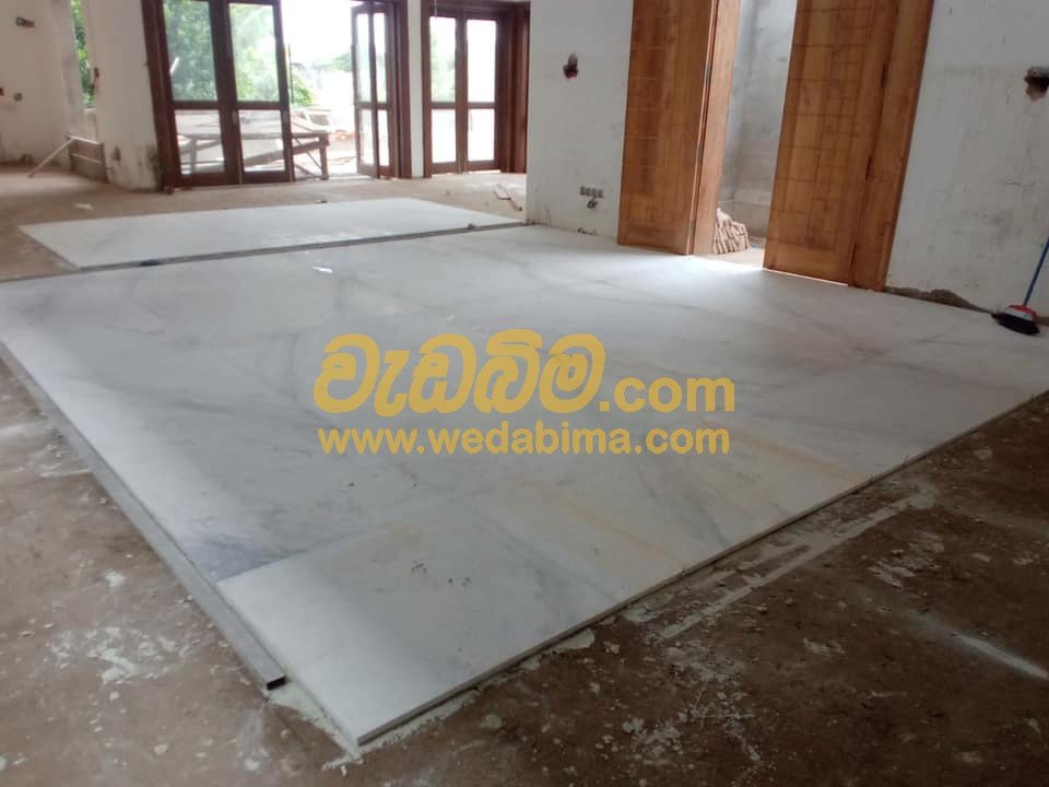Marble Cut and Polish Floor Design srilanka galle