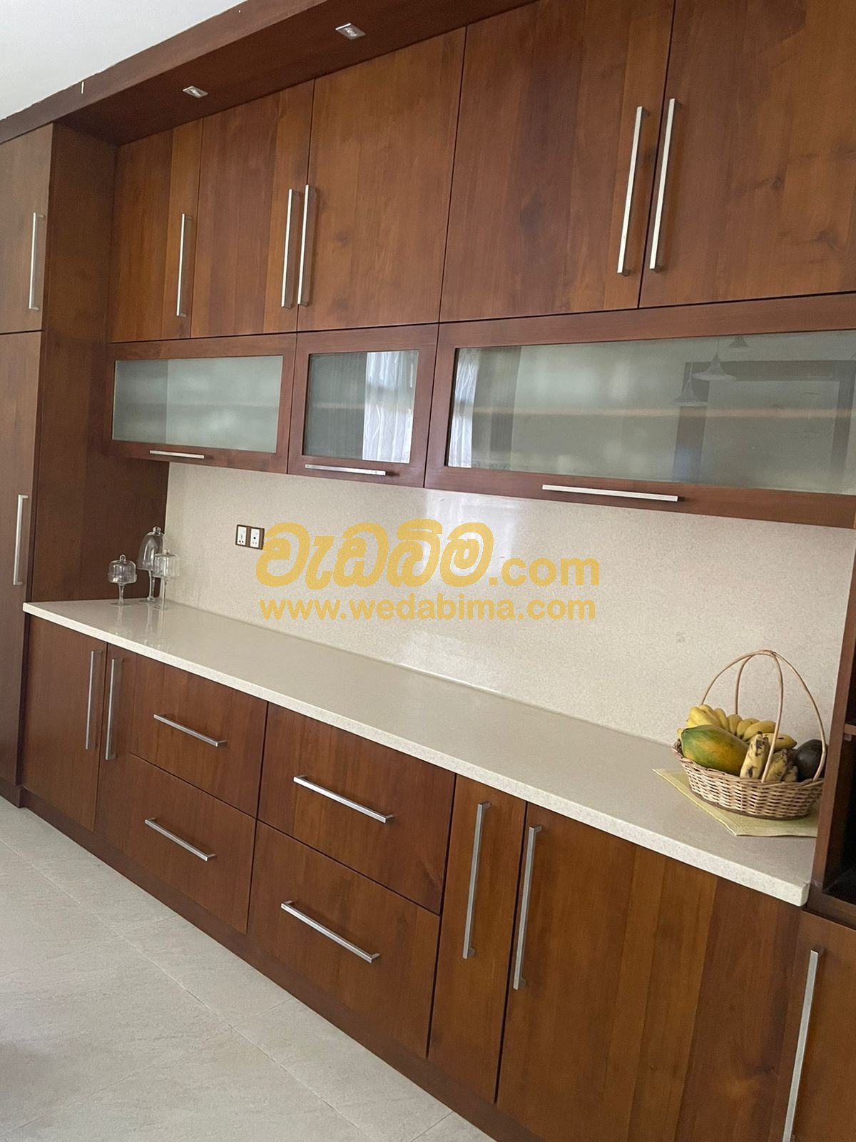 Kitchen Pantry Cupboards - Mahogani Teak Gampaha