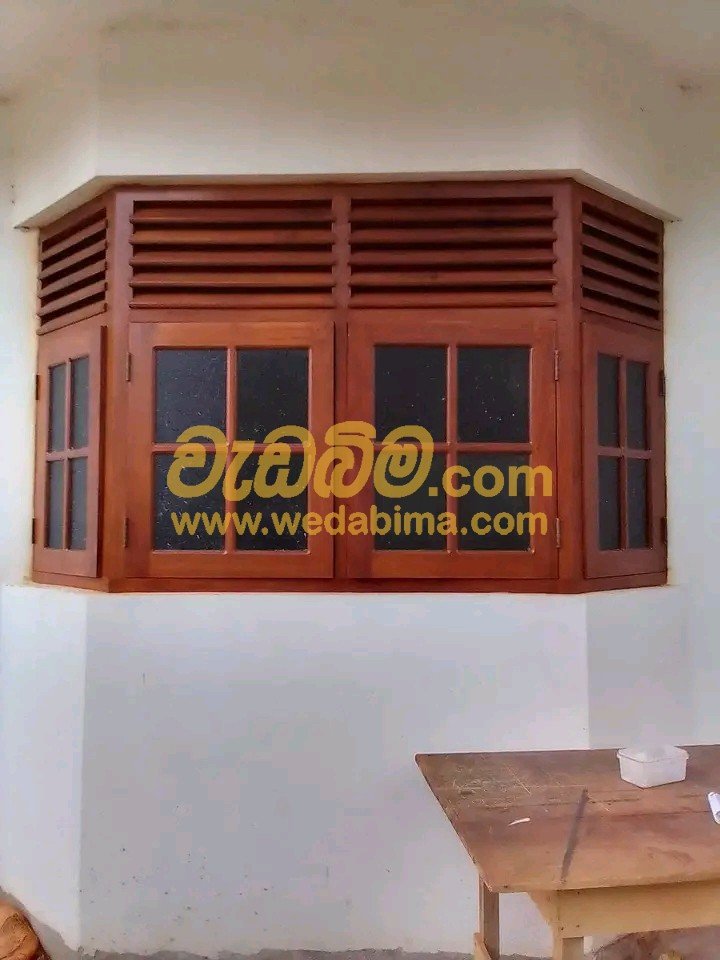 water base wood painting work in kalutara