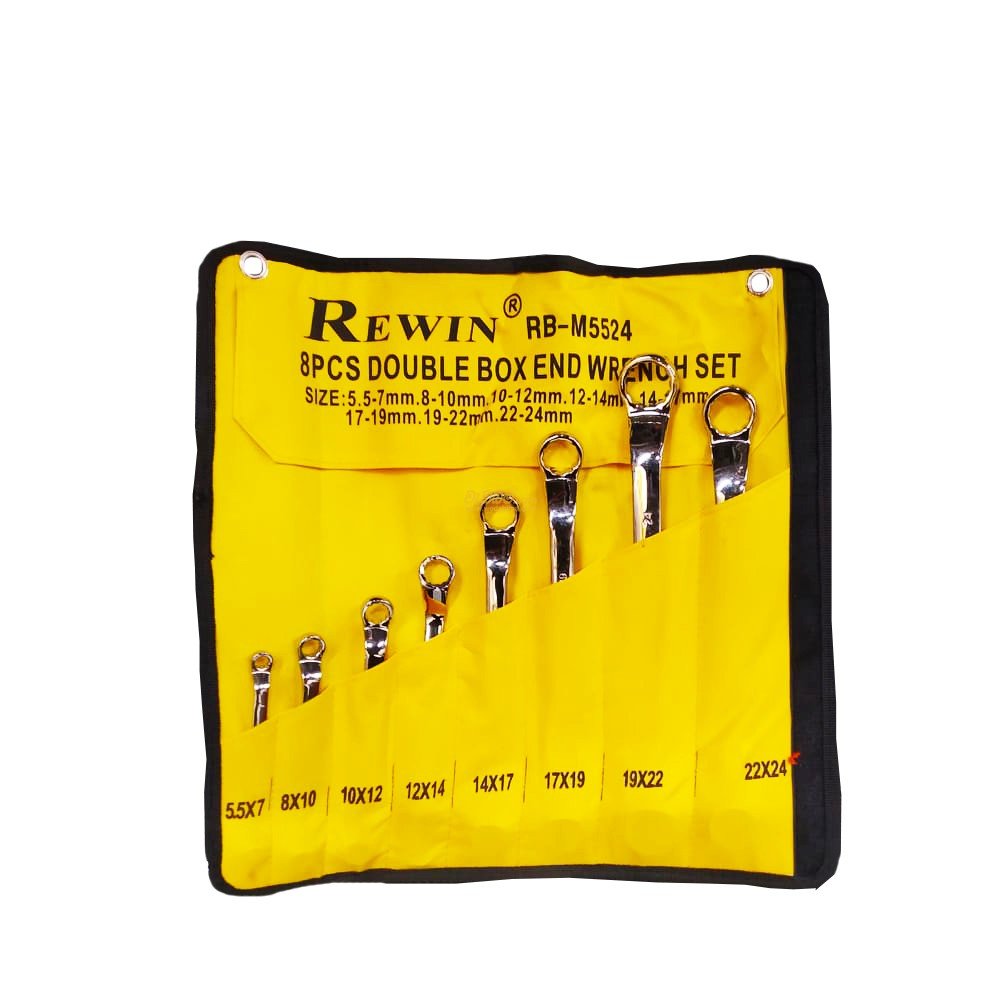 8pcs Double Box End Wrench Set