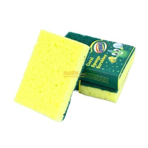 Plain Coral Sponge Scrubber